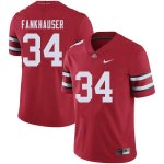 NCAA Ohio State Buckeyes Men's #34 Owen Fankhauser Red Nike Football College Jersey AHE6145NW